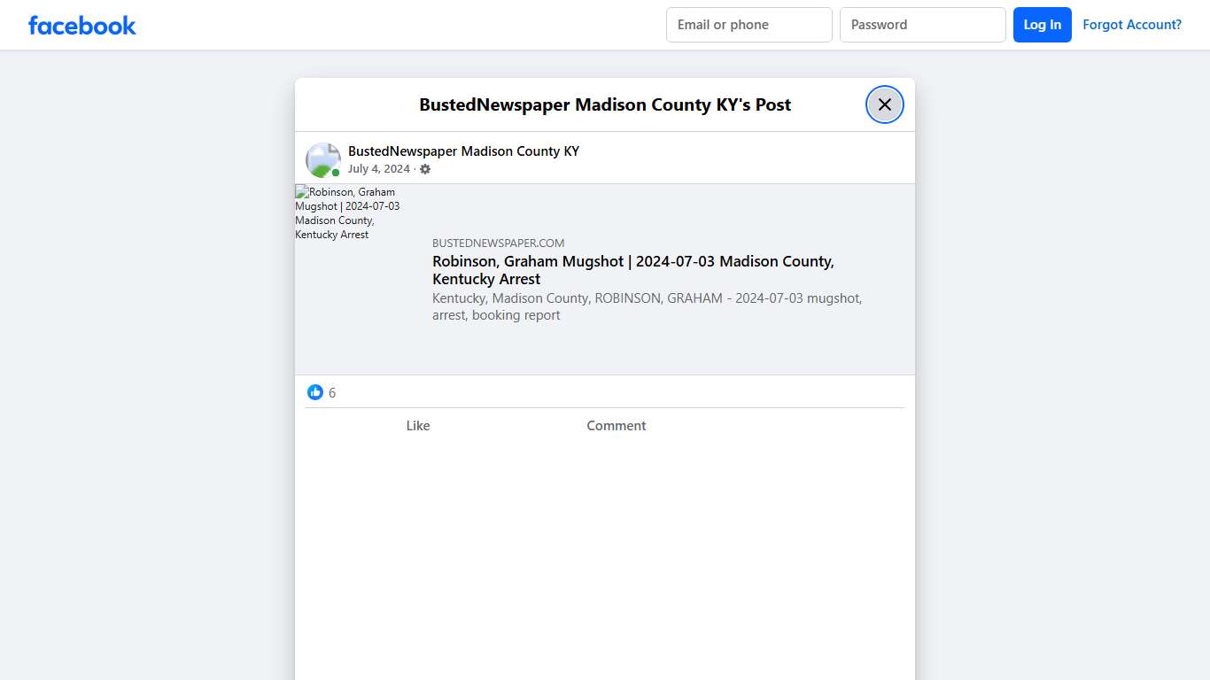 BustedNewspaper Madison County KY | Facebook